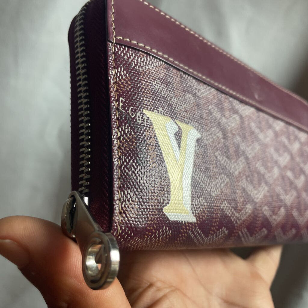 Burgundy Goyard Wallet