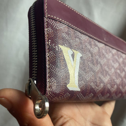 Burgundy Goyard Wallet