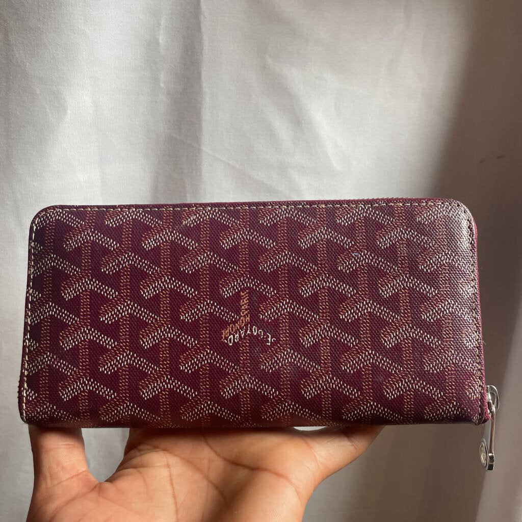 Burgundy Goyard Wallet