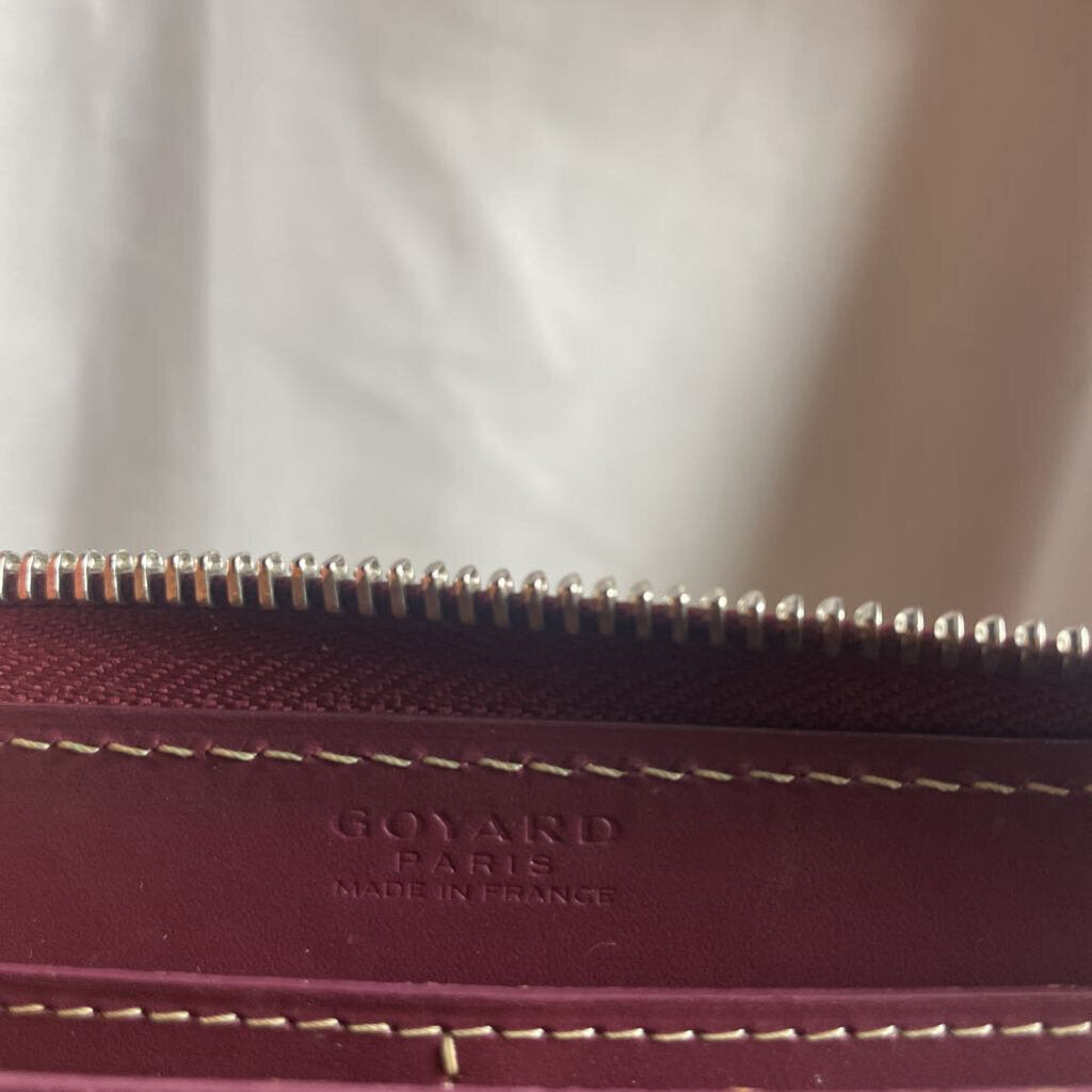 Burgundy Goyard Wallet