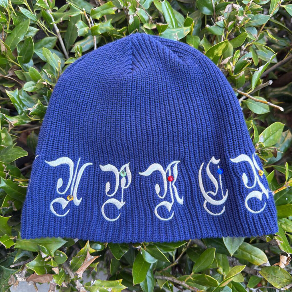 SUPREME RHINESTONE BEANIE