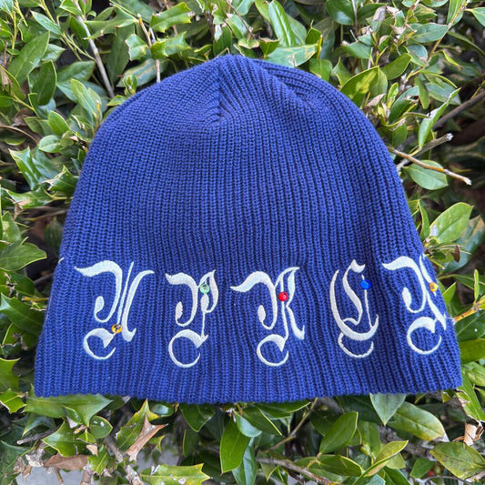 SUPREME RHINESTONE BEANIE