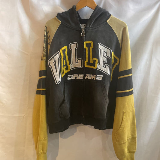 Vale Yellow n black Zip Sz. XL
