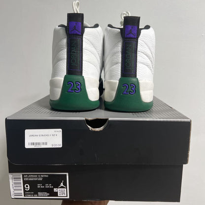 JORDAN 12 BUCKS // SZ 9