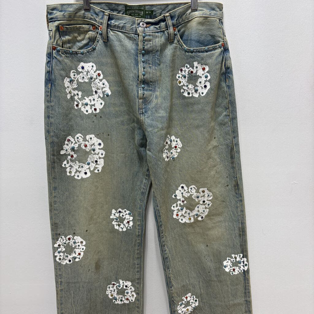 DENIM TEARS STUDDED JEANS // 36W
