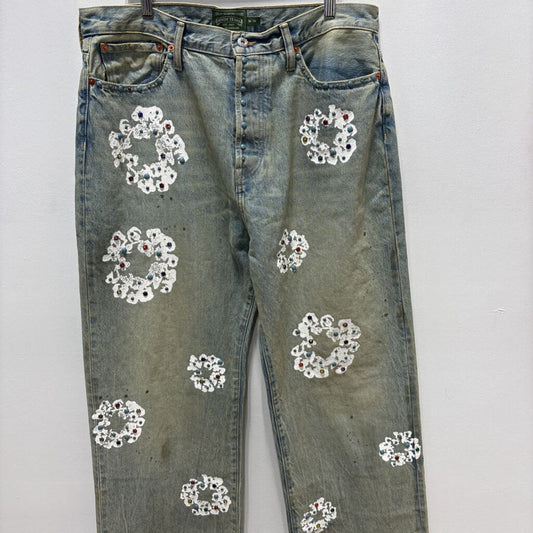 DENIM TEARS STUDDED JEANS // 36W