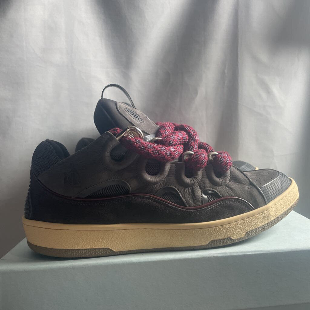 Grey Lanvin Curb Sneakers Sz. 47