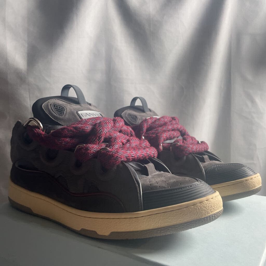 Grey Lanvin Curb Sneakers Sz. 47