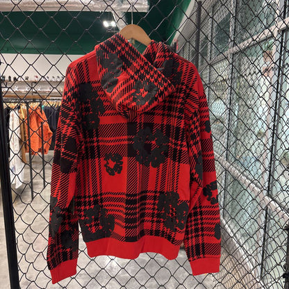 DENIM TEARS ZIPUP JACKET // XL (RED)