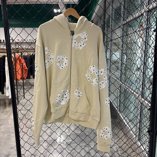 DENIM TEARS STUDDED ZIPUP JACKET // XL