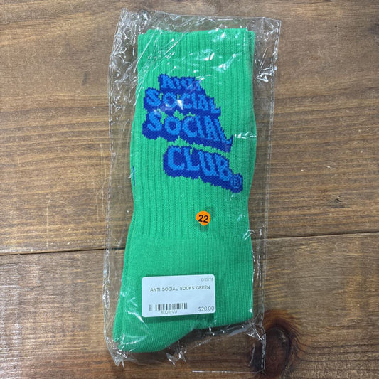 ANTI SOCIAL SOCKS GREEN