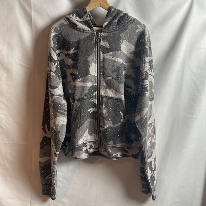 Vale Crystal Camo Zip Up Sz. XL