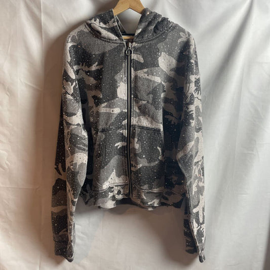 Vale Crystal Camo Zip Up Sz. XL