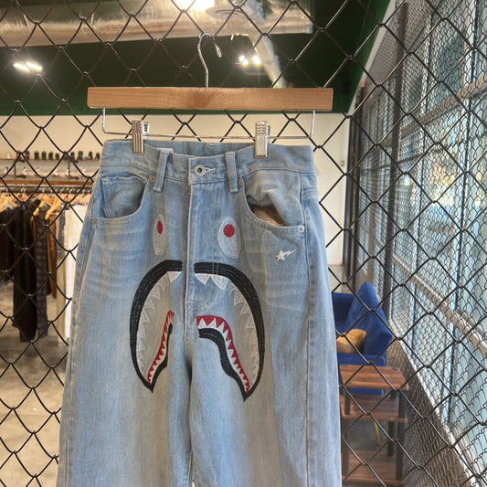 WOMANS BAPE DENIM // SZ S