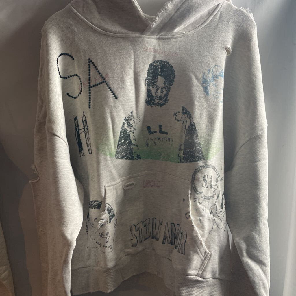 Grey Stile Amor Animato hoodie Sz. XL