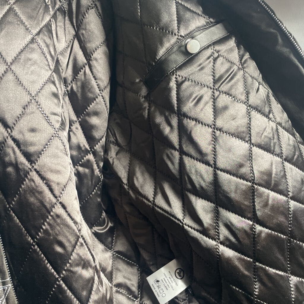 Black Leather Sicko Jacket Sz. XL