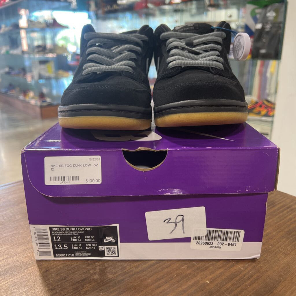 NIKE SB FOG DUNK LOW SZ 12