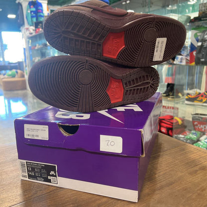 NIKE SB BURGUNDY CRUSH DUNK LOW // 13