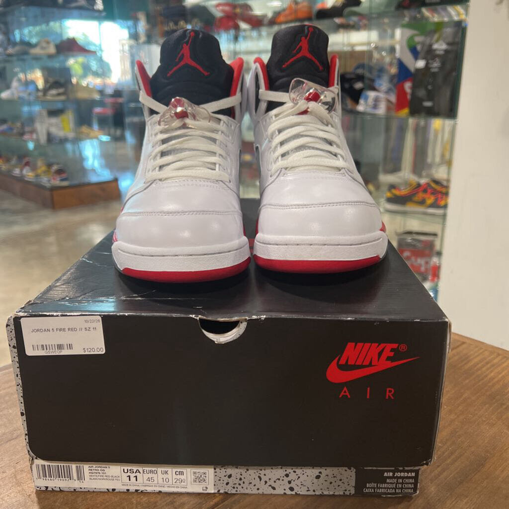 JORDAN 5 FIRE RED // SZ 11