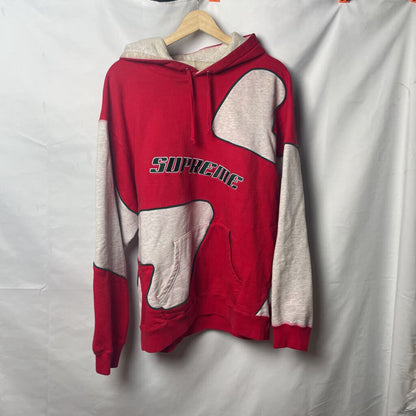 Supreme Big S Hooded Sweatshirt Sz. L