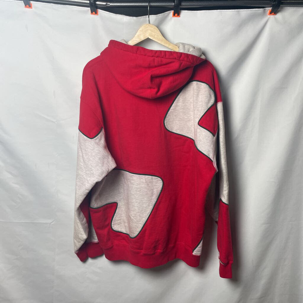 Supreme Big S Hooded Sweatshirt Sz. L