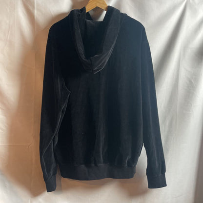 BBC Black Velour Hoodie Sz. L