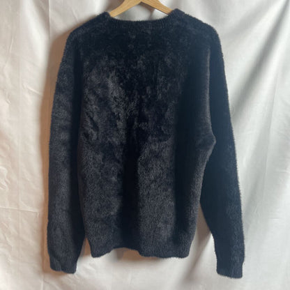 Black BBC Mohair Crewneck Sz. L